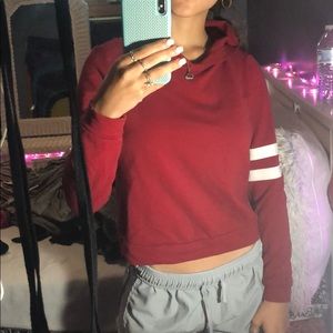 SHEIN RED HOODIE 🍓💋❤️